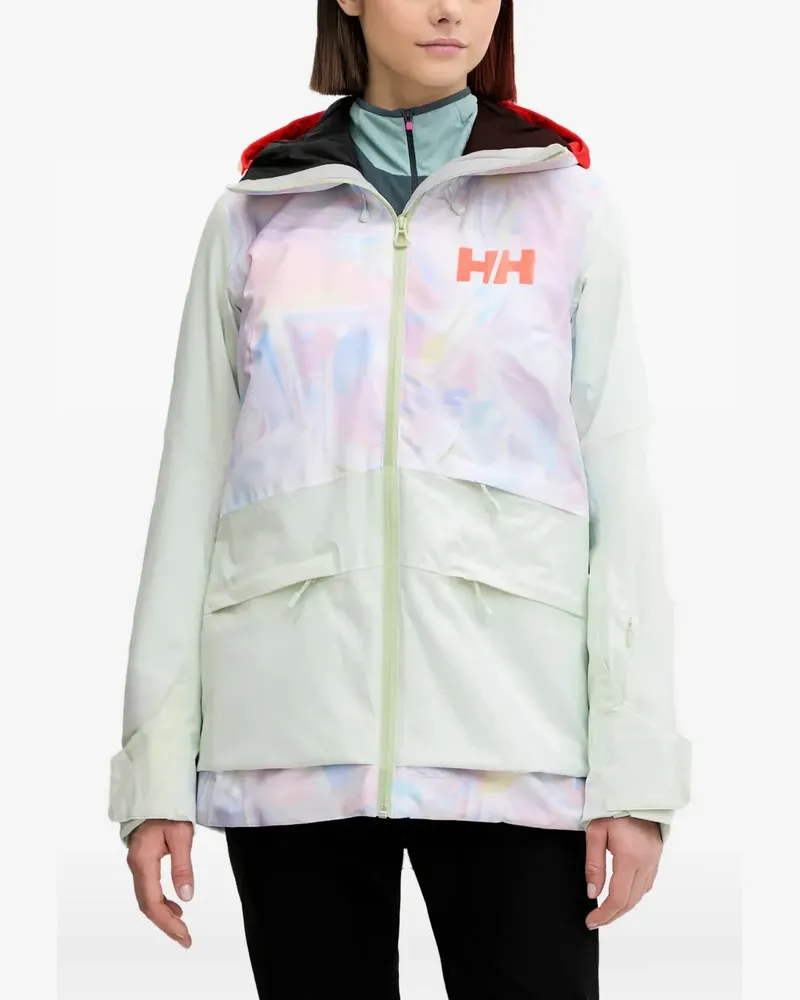 Helly Hansen zip-up hooded ski jacket - Grün Grün