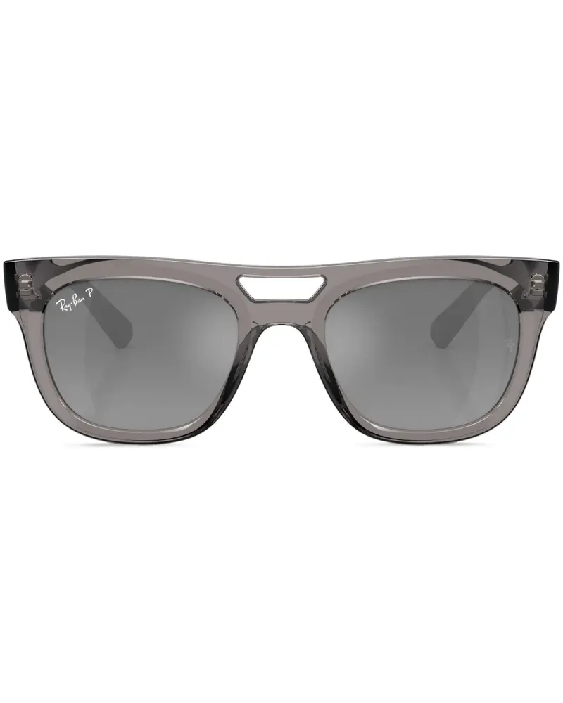 Ray Ban Phil Sonnenbrille mit Logo - Grau Grau