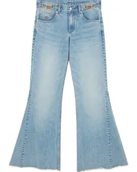 Stella McCartney Halbhohe Bootcut-Jeans Blau