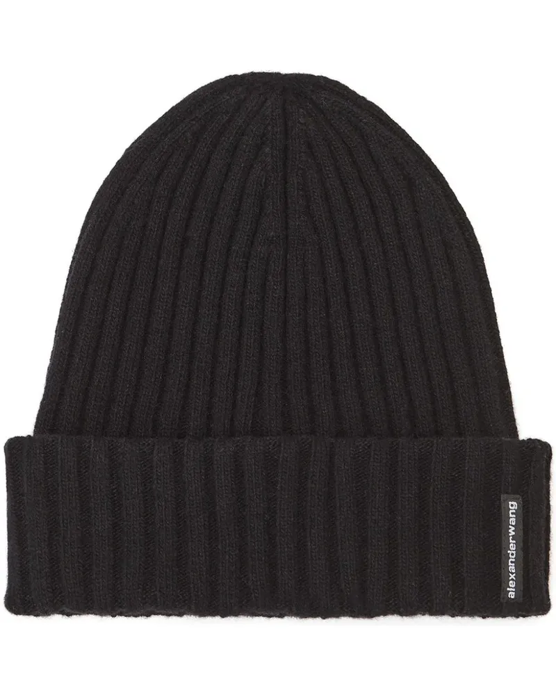 Alexander Wang Beanie mit Logo-Detail - Schwarz Schwarz