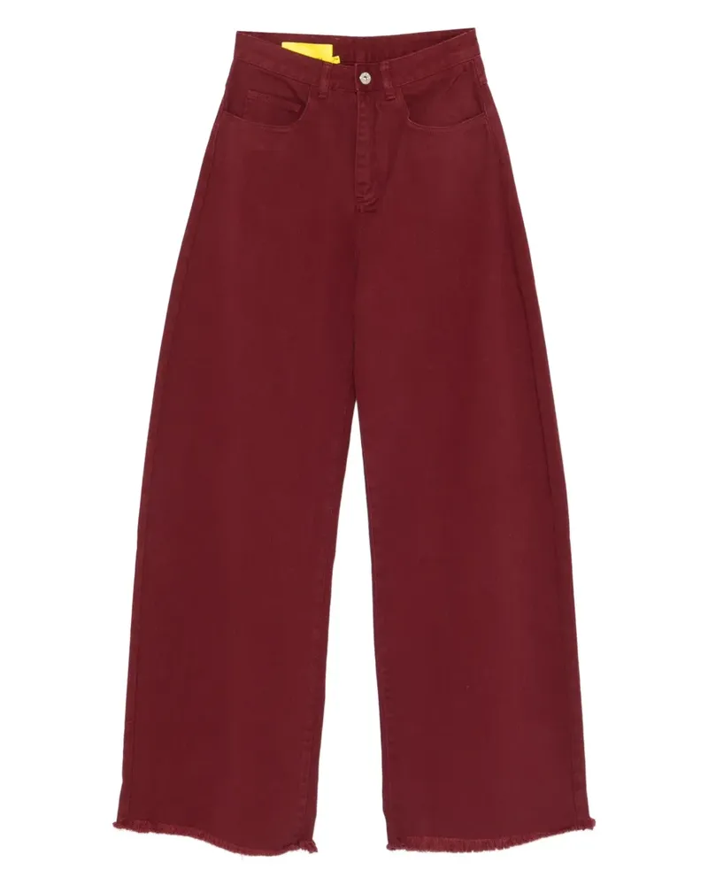 Marques ' Almeida Ausgefranste Jeans - Rot Rot