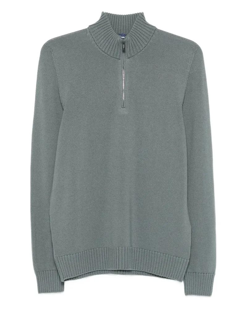 Drumohr  Pullover mit Reißverschluss - Grün Grün