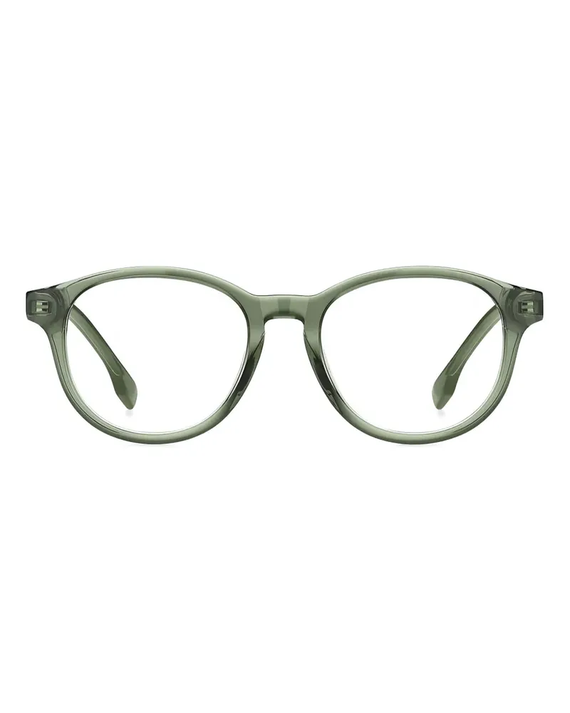 HUGO BOSS Brille mit rundem Gestell - Grün Grün