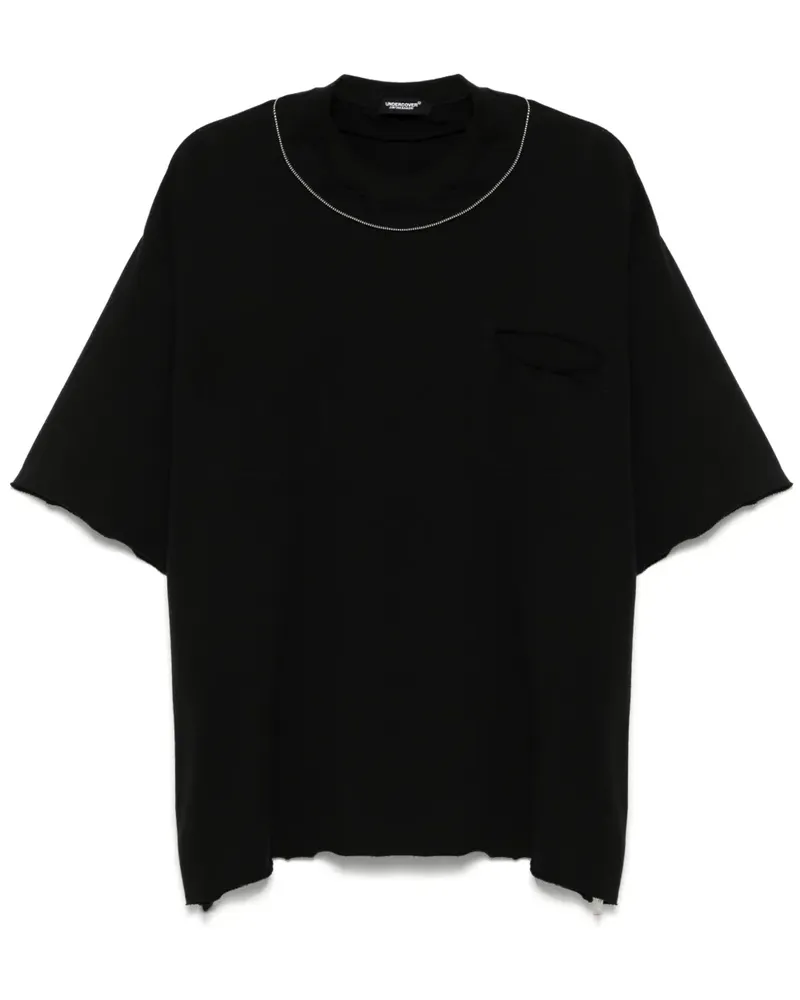 Undercover T-Shirt im Distressed-Look - Schwarz Schwarz