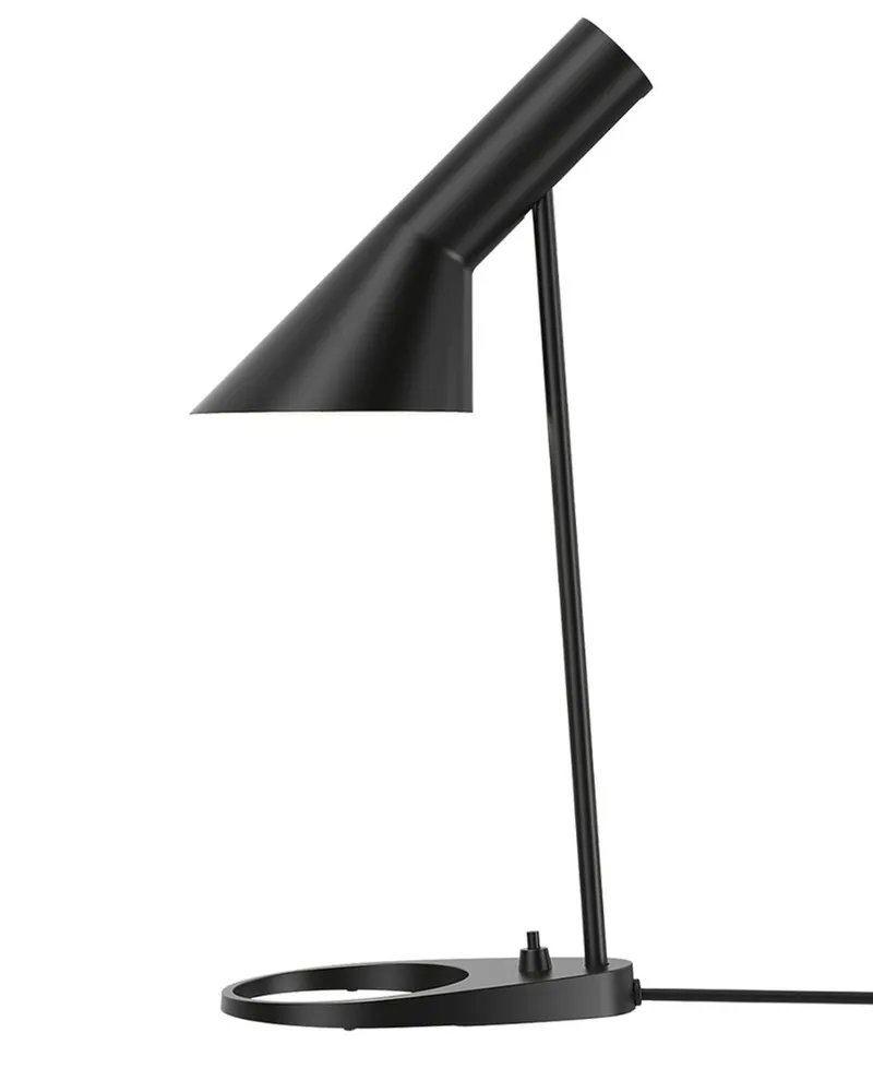 Louis Poulsen AJ Mini Tischlampe aus Stahl - Schwarz Schwarz