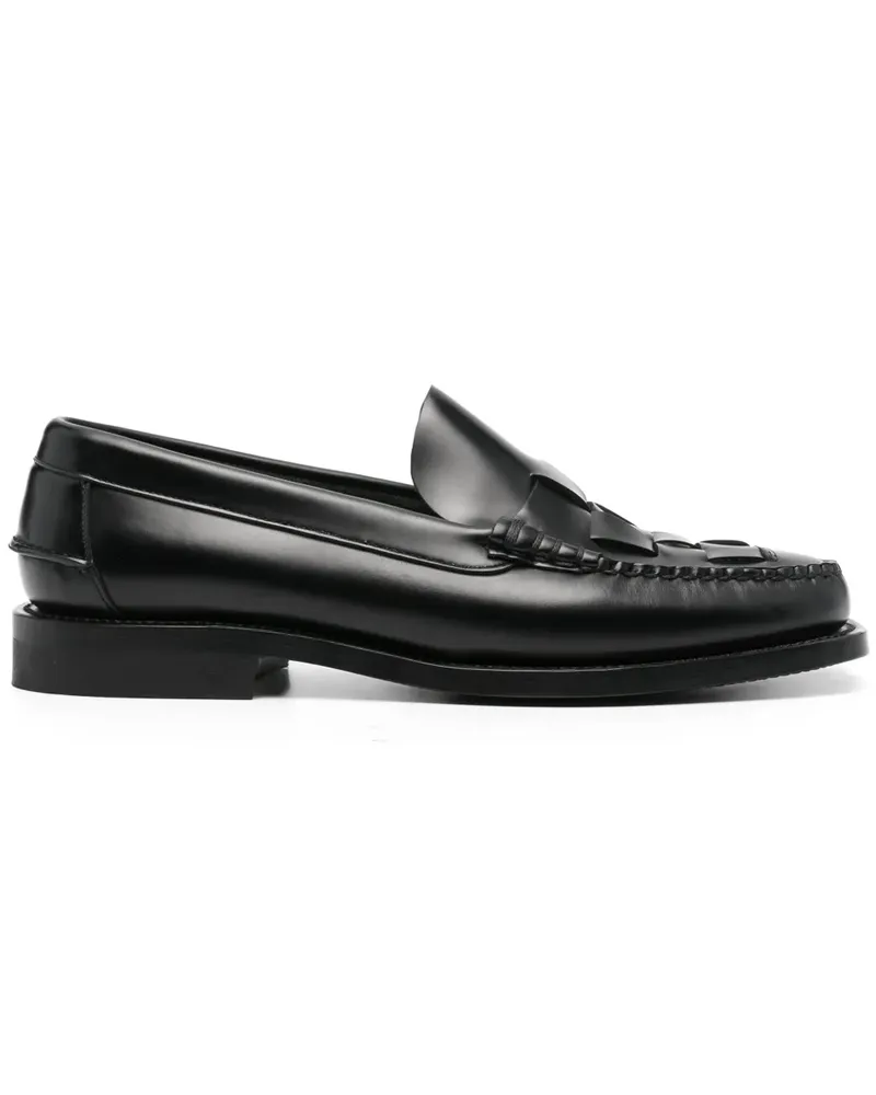 HEREU Gewebte Nombela Loafer - Schwarz Schwarz