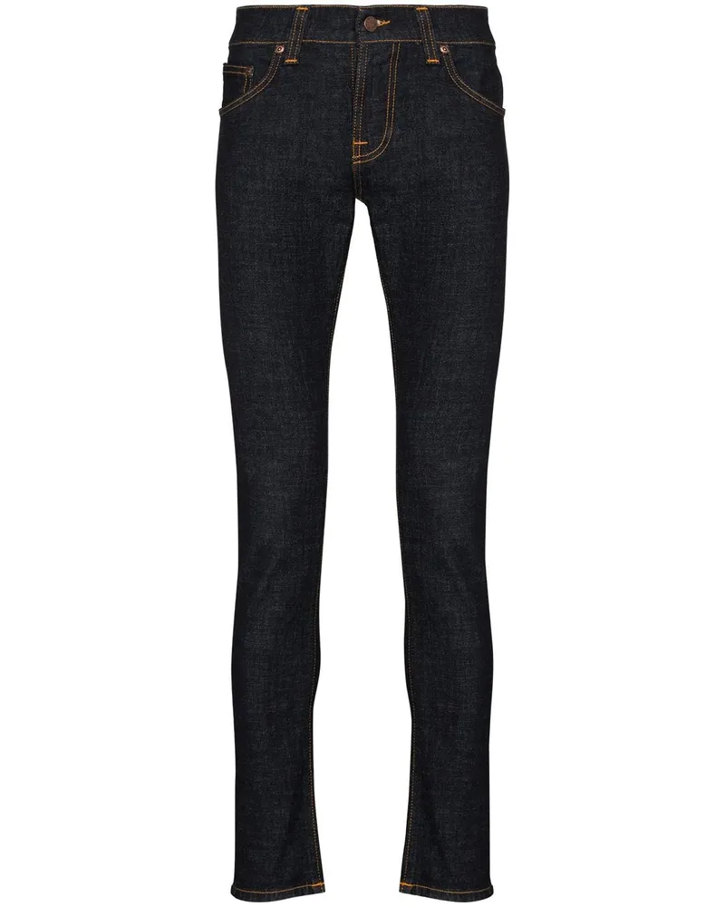 Nudie Jeans Tight Terry' Skinny-Jeans Blau