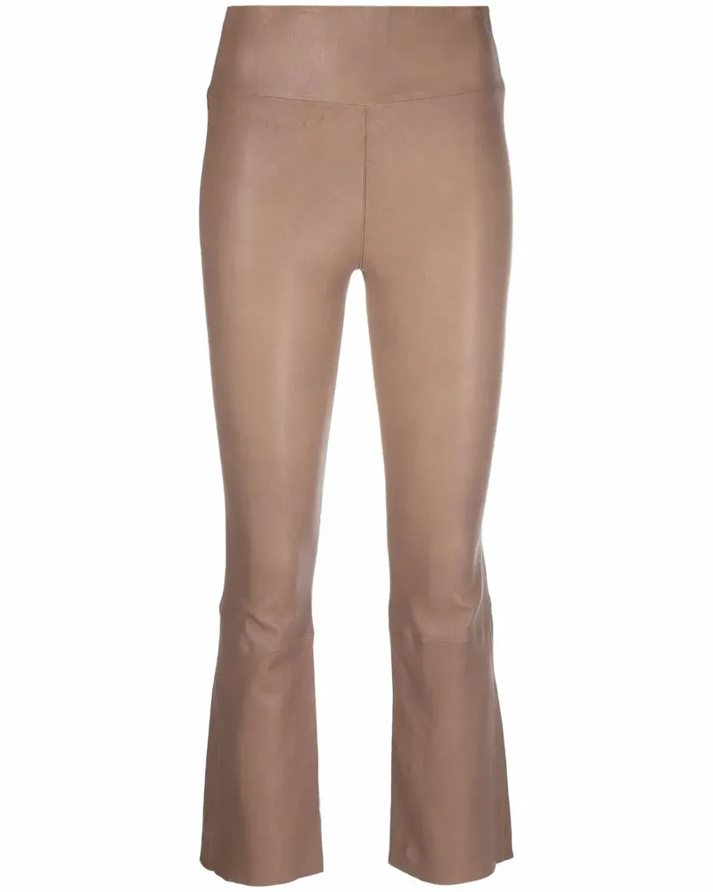 SPRWMN Schlaghose mit hohem Bund - Nude Nude