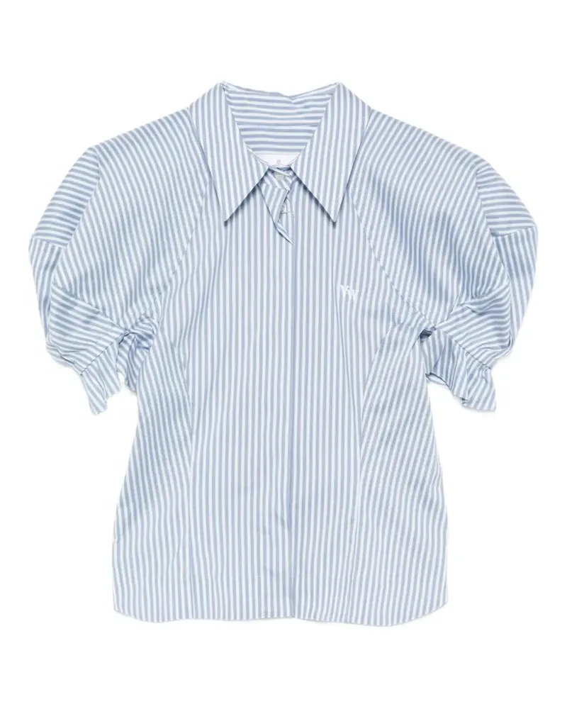 Vivienne Westwood striped short-sleeved shirt - Blau Blau