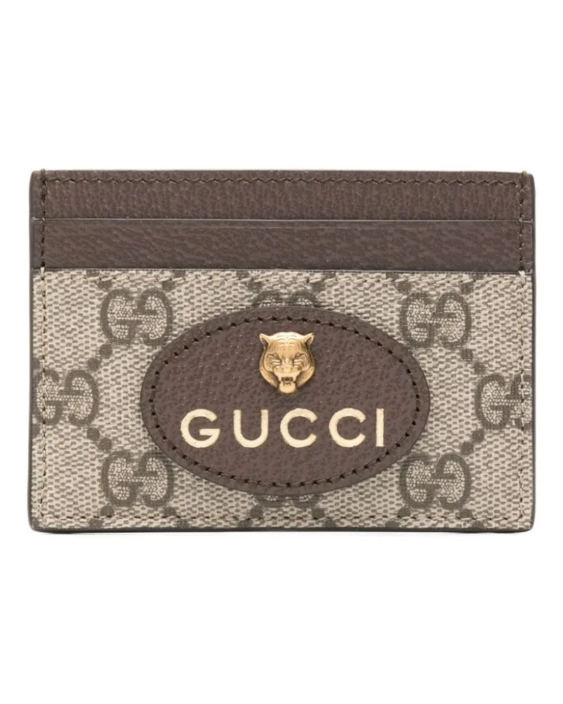 Gucci Neo Vintage GG Supreme Kartenetui - Nude Nude