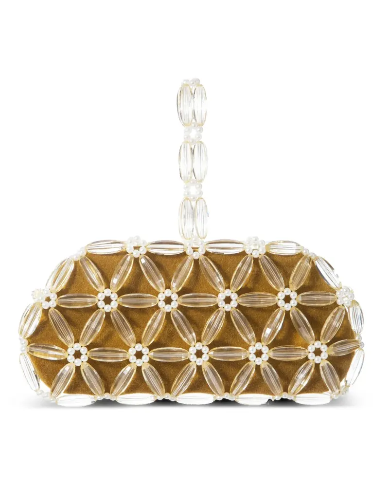 0711 Tebea bead-embellished clutch bag - Braun Braun