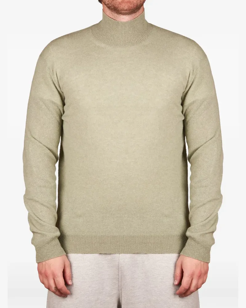 Altea high-neck ribbed-trim sweater - Grün Grün