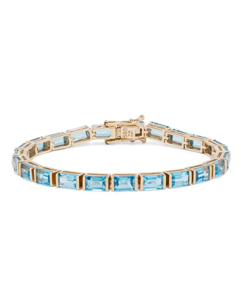 Kolours 14kt Creo Gelbgoldarmband mit Topas Gold