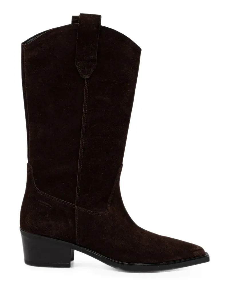 Vagabond Kelsey Cowboystiefel aus Wildleder - Braun Braun