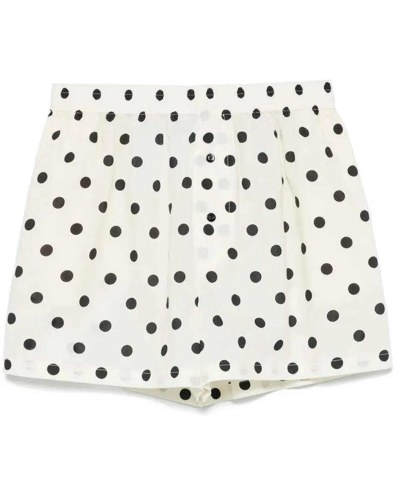 Moschino Shorts mit Polka Dots - Nude Nude