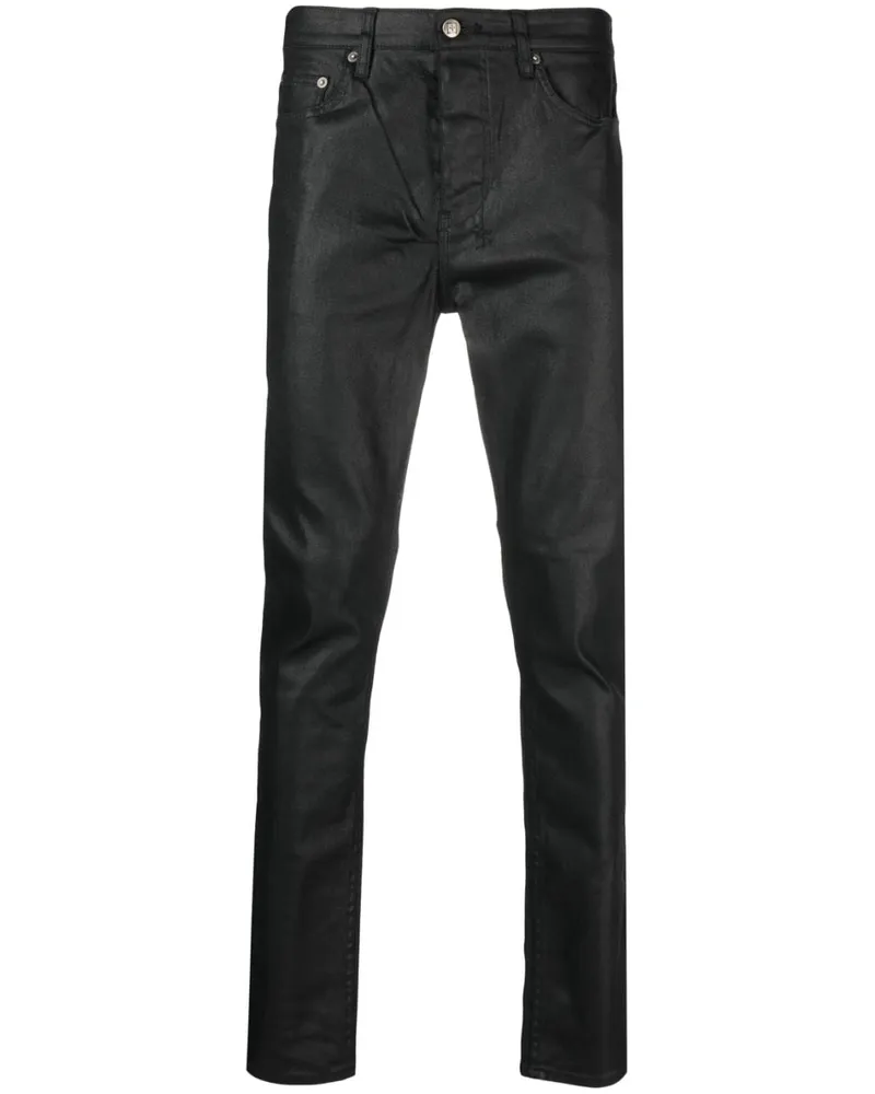 ksubi Halbhohe Skinny-Jeans Schwarz