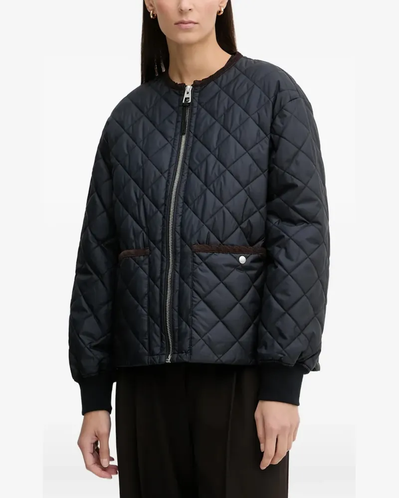 Marc O'Polo quilted zip jacket - Blau Blau