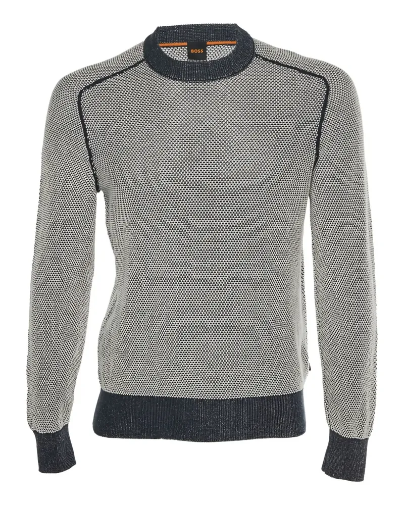 HUGO BOSS Pullover mit Rundhalsausschnitt - Blau Blau
