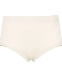 Alanui Gerippte Finest High-Waist-Shorts Nude