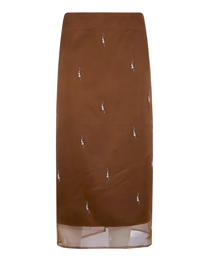 Róhe beaded skirt - Braun Braun