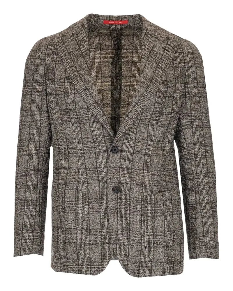 Al Duca D’Aosta 1902 Einreihige Jacke - Braun Braun