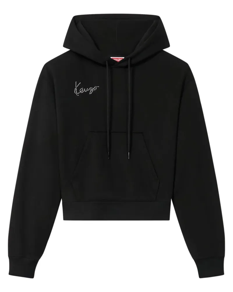 Kenzo Hoodie mit Star Tiger-Stickerei - Schwarz Schwarz
