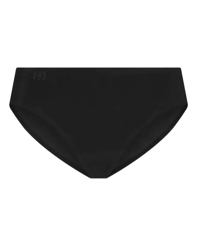 Wolford Slip mit Logo-Detail - Schwarz Schwarz