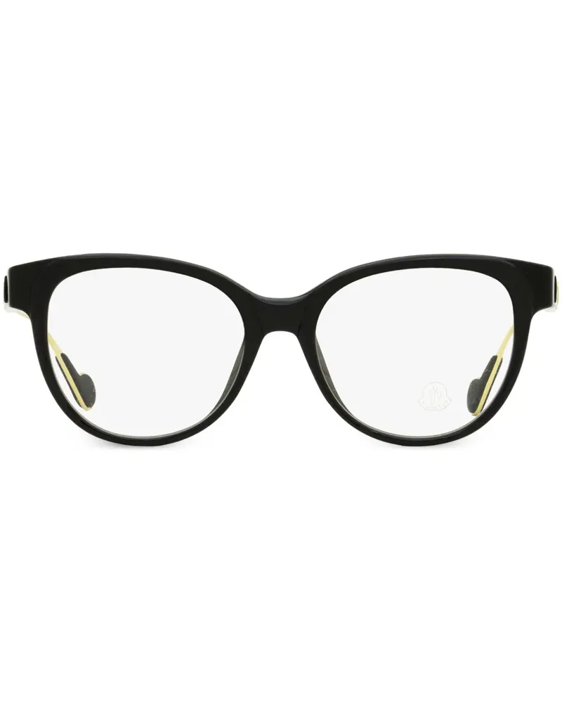 Moncler Brille im Cat-Eye-Design - Schwarz Schwarz
