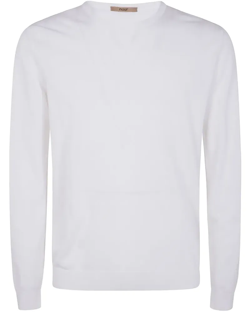 Nuur Klassisches Sweatshirt - Weiß Weiß