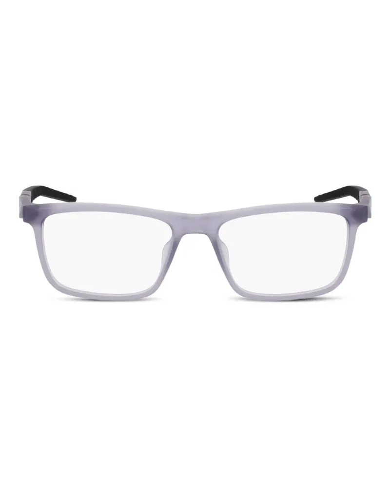 Nike Brille mit eckigem Gestell - Grau Grau