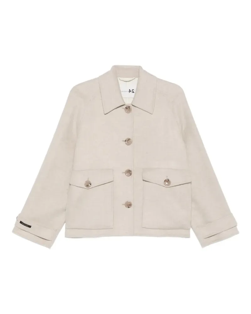 Manzoni 24 Jacke mit aufgesetzten Taschen - Nude Nude