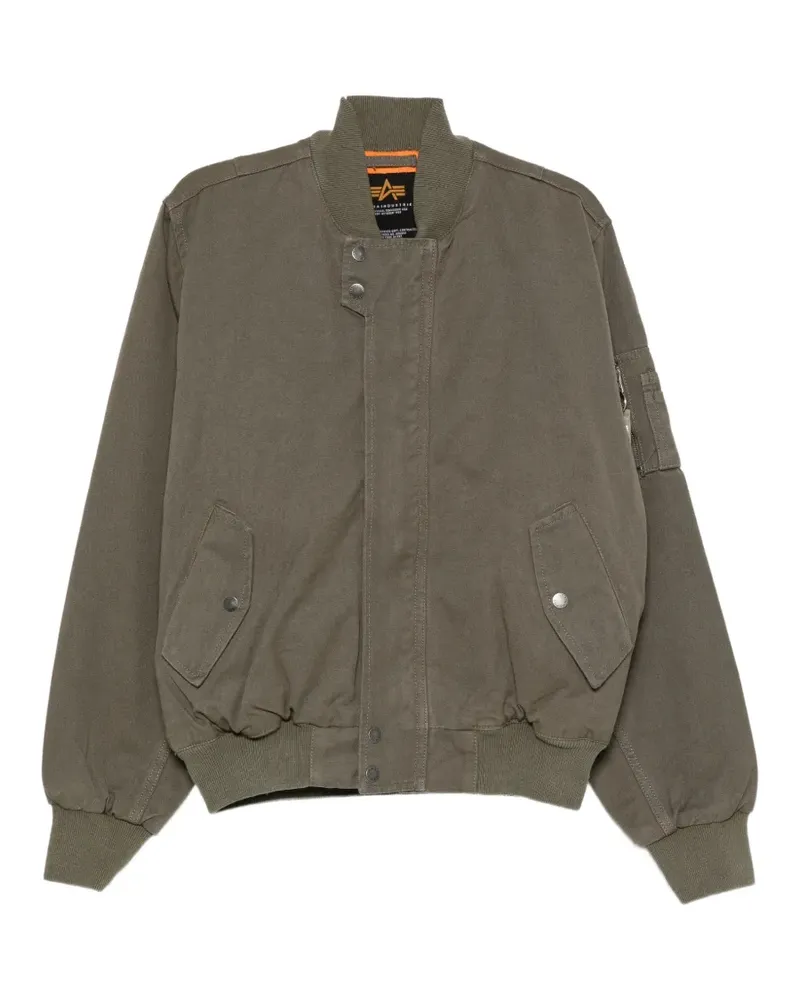 Alpha Industries zip-fastening bomber jacket - Grün Grün