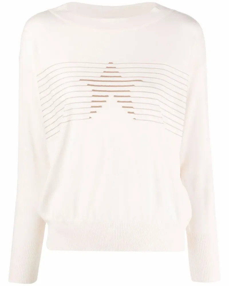 Lorena Antoniazzi Gestreiftes Strickoberteil - Nude Nude