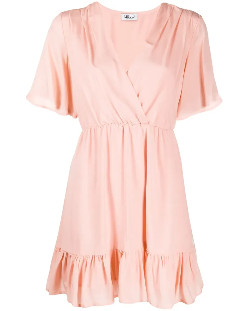 Liu Jo Kleid mit Raffung - Rosa Rosa