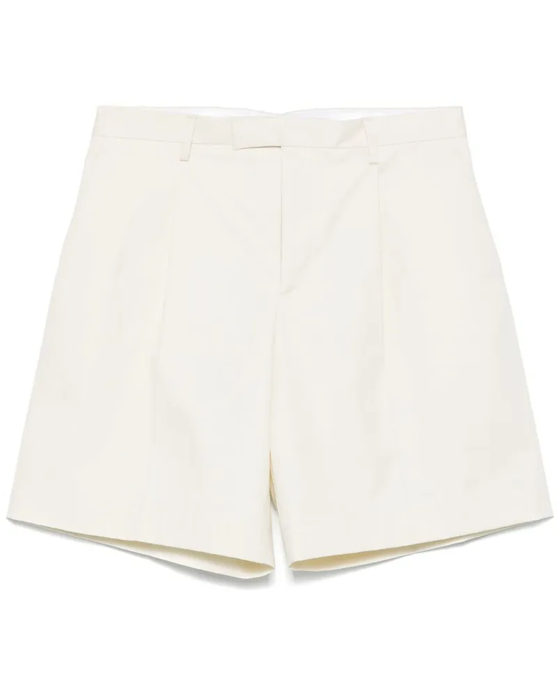 LARDINI Shorts mit Faltendetail - Weiß Weiß
