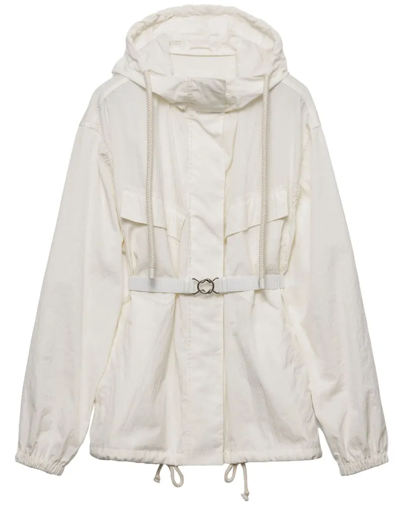 Prada Pongé-Blousonjacke - Nude Nude