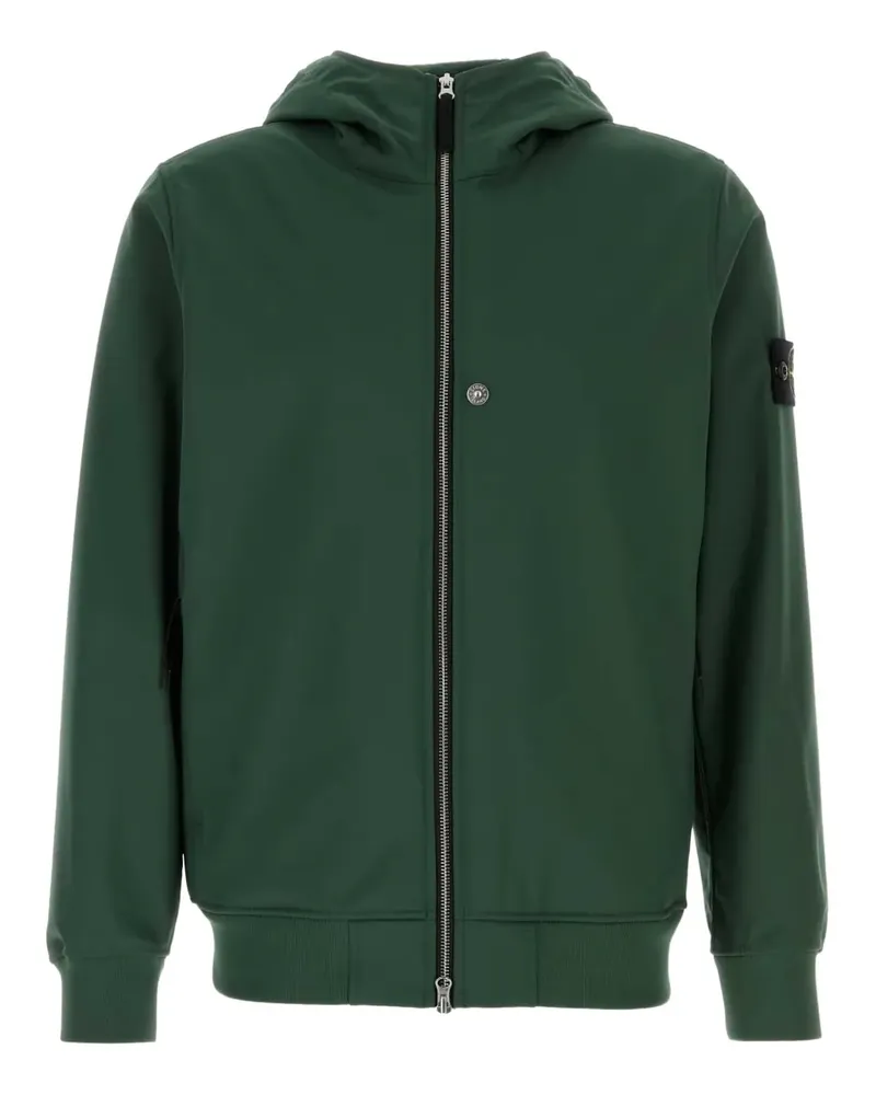 Stone Island Kapuzenjacke mit Reißverschluss - Grün Grün
