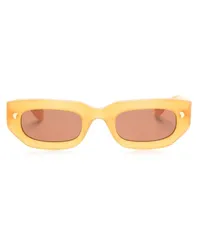 Nanushka Kadee Sonnenbrille mit eckigem Gestell Orange