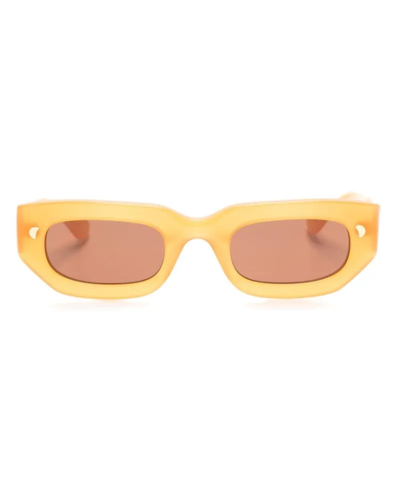 Nanushka Kadee Sonnenbrille mit eckigem Gestell - Orange Orange