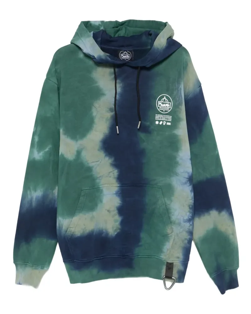MAUNA KEA Hoodie mit Batik-Print - Grün Grün