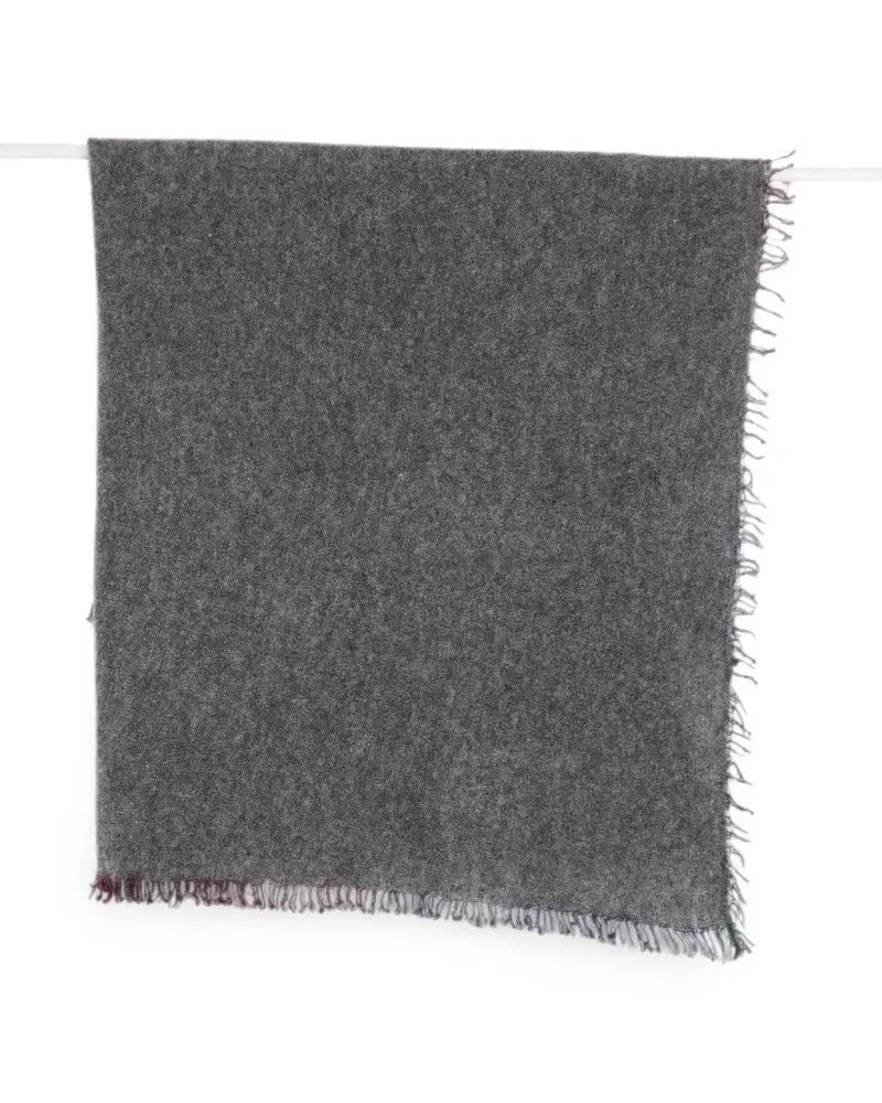 Faliero Sarti Little Adriana frayed scarf - Grau Grau