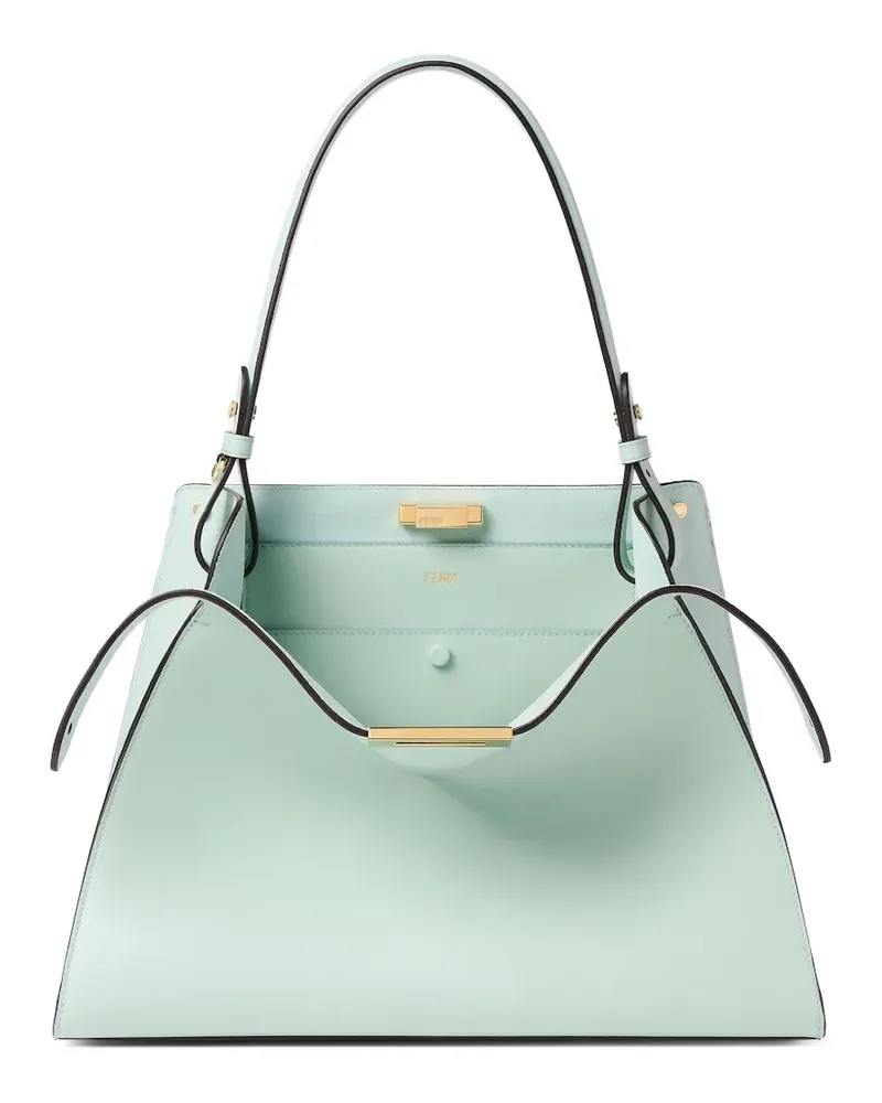 Fendi Mittelgroße Way Tasche - Grün Grün