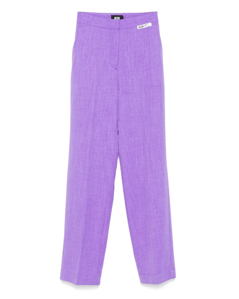 GCDS Klassische Hose - Violett Violett