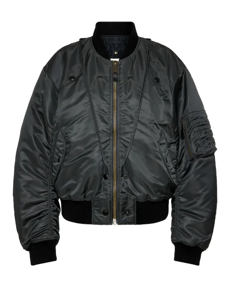 Maison Margiela Wendbare Bomberjacke - Schwarz Schwarz