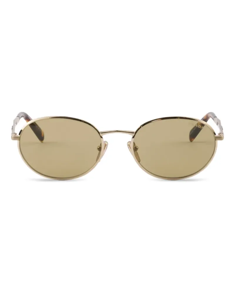 Prada Sonnenbrille mit Prada-Logo - Gold Gold