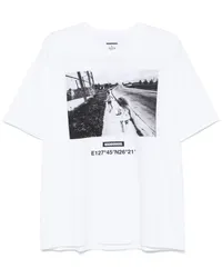 Neighborhood x Osamu Nagahama T-Shirt mit Foto-Print Weiß