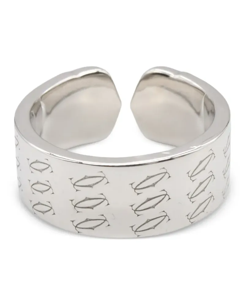 Cartier 2010s 18kt 2C Weißgoldring - Silber Silber