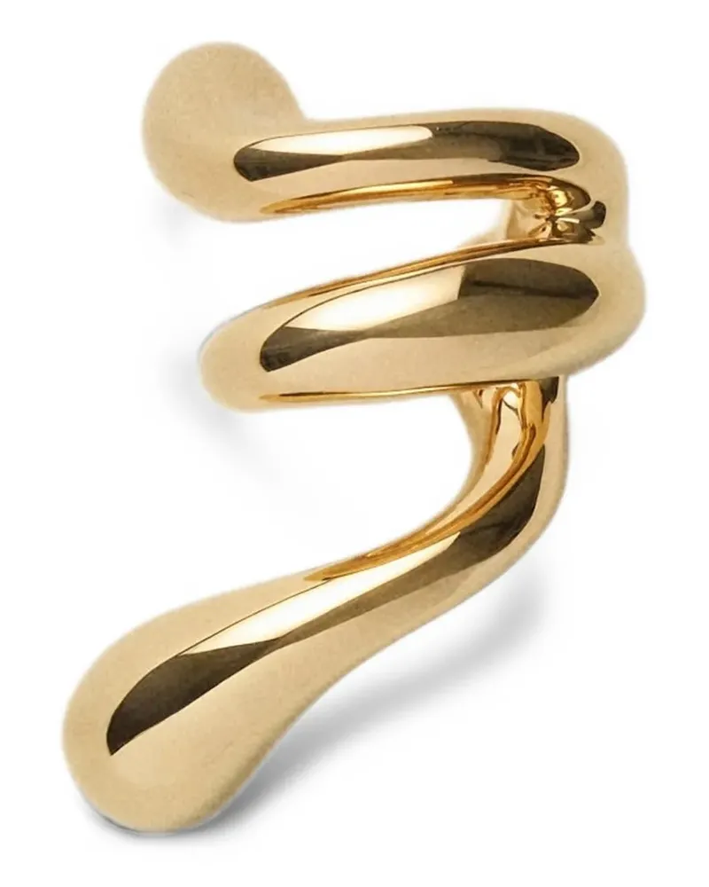 PANCONESI Blow Up Forma sculptural-shape ear cuff - Gold Gold