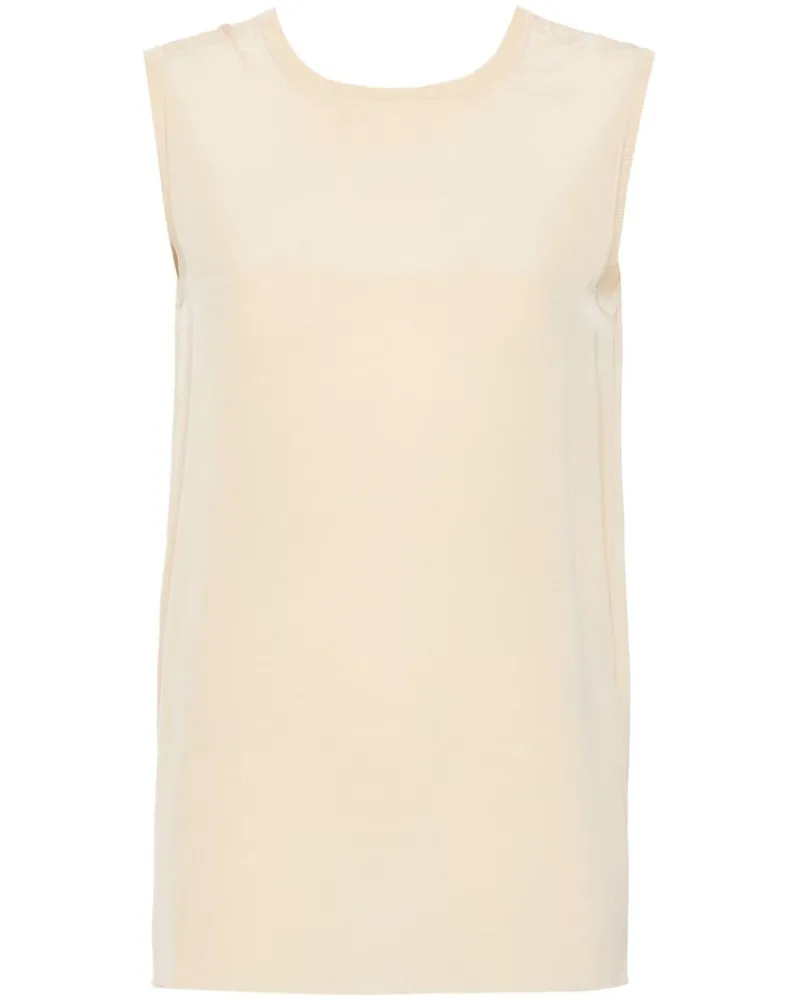 Joseph Seidenbluse mit gerippten Details - Nude Nude