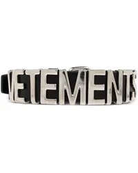 VETEMENTS Choker aus Leder Schwarz